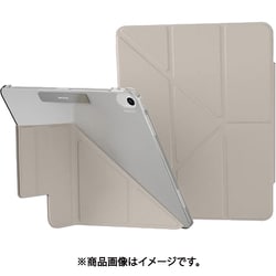 iPad Air 13インチ M3 2025 M2 対応 ケース 手帳型 5WAY スタンド付き 保護 カバー 動画視聴 タイピング スタンド FACET スターライトホワイト ME_PABCSPLF4_SW