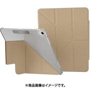 iPad Air 13インチ M3 2025 M2 対応 ケース 手帳型 5WAY スタンド付き 保護 カバー 動画視聴 タイピング スタンド FACET ベージュ ME_PABCSPLF4_BG