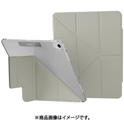 iPad Air 13インチ M3 2025 M2 対応 ケース 手帳型 5WAY スタンド付き 保護 カバー 動画視聴 タイピング スタンド FACET グレースターライト ME_PABCSPLF4_GS