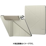 iPad Pro13インチ 2024 対応 ケース 衝撃 傷 保護 軽量 薄型 4WAY 手帳型 スタンド 合皮 カバー Origami 2024 スターライトホワイト SE_PPFCSPLO5_SW
