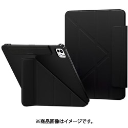 iPad Pro 2024 11インチ 対応 ケース 衝撃 傷 保護 軽量 薄型 4WAY 手帳型 スタンド 合皮 カバー Origami 2024 ブラック SE_PPECSPLO5_BK
