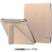 iPad Pro 2024 11インチ 対応 ケース 衝撃 傷 保護 軽量 薄型 4WAY 手帳型 スタンド 合皮 カバー Origami 2024 ピンクサンド SE_PPECSPLO5_PK