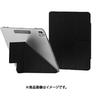 iPad Pro13インチ 2024 対応 ケース 手帳型 レザー 背面 クリア 5WAY スタンド 保護 カバー ペン収納 可能 オートスリープ 対応 Origami Nude 2024 ブラック SE_PPFCSPL5O_BK