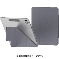 iPad Pro13インチ 2024 対応 ケース 手帳型 レザー 背面 クリア 5WAY スタンド 保護 カバー ペン収納 可能 オートスリープ 対応 Origami Nude 2024 アラスカンブルー SE_PPFCSPL5O_AB