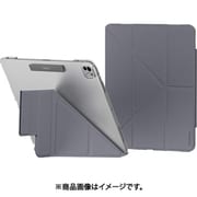 iPad Pro13インチ 2024 対応 ケース 手帳型 レザー 背面 クリア 5WAY スタンド 保護 カバー ペン収納 可能 オートスリープ 対応 Origami Nude 2024 アラスカンブルー SE_PPFCSPL5O_AB