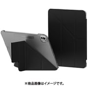 iPad Pro 2024 M4 11 対応 ケース 手帳型 レザー 背面 クリア 5WAY スタンド 保護 カバー ペン収納 可能 オートスリープ 対応 Origami Nude 2024 ブラック SE_PPECSPL5O_BK