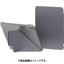 iPad Pro 2024 M4 11 対応 ケース 手帳型 レザー 背面 クリア 5WAY スタンド 保護 カバー ペン収納 可能 オートスリープ 対応 Origami Nude 2024 アラスカンブルー SE_PPECSPL5O_AB