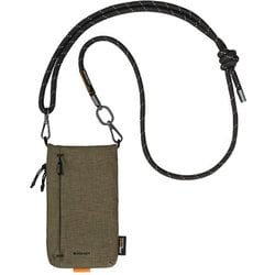 スマホ 対応 ショルダーバッグ サコッシュ スマホポーチ ショルダー ストラップ 取り外し 可 ミニバッグ キーフック 付 ポーチ PHONE SACOCHE with STRAP ワイルドグリーン ME_ALLPONYSP_WG
