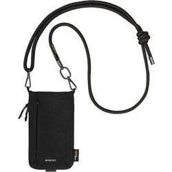 スマホ 対応 ショルダーバッグ サコッシュ スマホポーチ ショルダー ストラップ 取り外し 可 ミニバッグ キーフック 付 ポーチ PHONE SACOCHE with STRAP グラファイトブラック ME_ALLPONYSP_GB