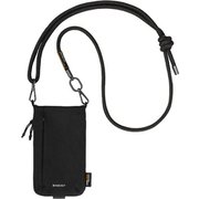スマホ 対応 ショルダーバッグ サコッシュ スマホポーチ ショルダー ストラップ 取り外し 可 ミニバッグ キーフック 付 ポーチ PHONE SACOCHE with STRAP グラファイトブラック ME_ALLPONYSP_GB