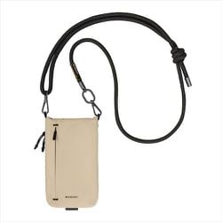 スマホ 対応 ショルダーバッグ サコッシュ スマホポーチ ショルダー ストラップ 取り外し 可 ミニバッグ キーフック 付 ポーチ PHONE SACOCHE with STRAP サンドベージュ ME_ALLPOPESS_SB