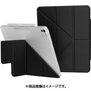 iPad Pro13インチ 2024 対応 ケース 手帳型 5WAY スタンド付き ペンシル 収納 保護 カバー 動画視聴 タイピング スタンド FACET with Pencil Holder ブラック ME_PPFCSPLFH_BK