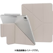 iPad Pro13インチ 2024 対応 ケース 手帳型 5WAY スタンド付き ペンシル 収納 保護 カバー 動画視聴 タイピング スタンド FACET with Pencil Holder スターライトホワイト ME_PPFCSPLFH_SW