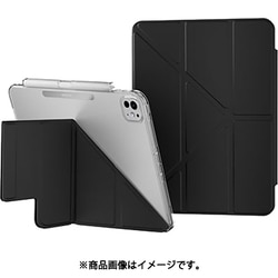 iPad Pro 2024 11インチ 対応 ケース 手帳型 5WAY スタンド付き ペンシル 収納 保護 カバー 動画視聴 タイピング スタンド FACET with Pencil Holder ブラック ME_PPECSPLFH_BK