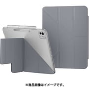 iPad Pro 2024 11インチ 対応 ケース 手帳型 5WAY スタンド付き ペンシル 収納 保護 カバー 動画視聴 タイピング スタンド FACET with Pencil Holder アラスカンブルー ME_PPECSPLFH_AB