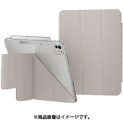 iPad Pro 2024 11インチ 対応 ケース 手帳型 5WAY スタンド付き ペンシル 収納 保護 カバー 動画視聴 タイピング スタンド FACET with Pencil Holder スターライトホワイト ME_PPECSPLFH_SW
