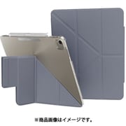 iPad Air 13インチ M3 2025 M2 iPad Pro 12.9 対応 ケース 手帳型 スタンド付き ペン 収納 保護 カバー 動画視聴 スタンド FACET with Pencil Holder アラスカンブルー ME_PADCSPLFH_AB