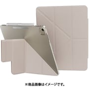 iPad Air 13インチ M3 2025 M2 iPad Pro 12.9 対応 ケース 手帳型 スタンド付き ペン 収納 保護 カバー 動画視聴 スタンド FACET with Pencil Holder スターライトホワイト ME_PADCSPLFH_SW