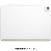 iPad Air M3 2025 M2 2024 11インチ 対応 ケース 純正 Magic Keyboard 対応 ApplePencil 充電 ペン収納 保護 カバー CoverBuddy レザーホワイト ME_PACCSPCCB_LW