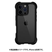 iPhone 16 Pro 対応 ケース クリア 耐衝撃 米軍 MIL規格 スマホケース 透明 スマホカバー Odyssey レザーブラック ME_IPRCSPTOD_LB