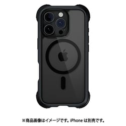 iPhone 16 Pro 対応 ケース クリア MagSafe 対応 耐衝撃 MIL規格 マグセーフ スマホケース Odyssey M メタルブラック ME_IPRCSPTOY_MB