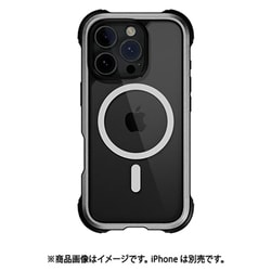 iPhone 16 Pro 対応 ケース クリア MagSafe 対応 耐衝撃 MIL規格 マグセーフ スマホケース Odyssey M メタルシルバー ME_IPRCSPTOY_MV