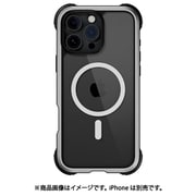 iPhone 16 Pro Max 対応 ケース クリア MagSafe 対応 耐衝撃 MIL規格 マグセーフ スマホケース Odyssey M メタルシルバー ME_IPGCSPTOY_MV