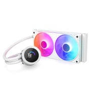 240mmラジエーター 1.54インチLCDディスプレイ搭載水冷クーラー KRAKEN PLUS RGB ホワイト RL-KR240-W2