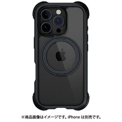 iPhone 16 Pro 対応 ケース クリア MagSafe 対応 スタンド リング付き 耐衝撃 MIL規格 スマホケース マグセーフ リング スマホカバー Odyssey Stand M メタルブラック ME_IPRCSPTOS_MB