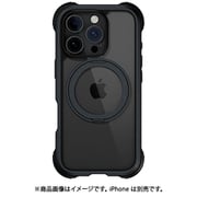 iPhone 16 Pro 対応 ケース クリア MagSafe 対応 スタンド リング付き 耐衝撃 MIL規格 スマホケース マグセーフ リング スマホカバー Odyssey Stand M メタルブラック ME_IPRCSPTOS_MB