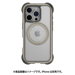 iPhone 16 Pro 対応 ケース クリア MagSafe 対応 スタンド リング付き 耐衝撃 MIL規格 スマホケース マグセーフ リング スマホカバー Odyssey Stand M チタニウム ME_IPRCSPTOS_TI