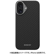iPhone 16 対応 ケース MagSafe 対応 カーボン 調 アラミド繊維 薄型 軽量 スマホケース マグセーフ 耐衝撃 スリム スマホカバー Kev M 1500D ME_IPNCSKLKM_5D