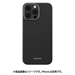 iPhone 16 Pro Max 対応 ケース MagSafe 対応 カーボン 調 アラミド繊維 薄型 軽量 スマホケース マグセーフ 耐衝撃 スマホカバー Kev M 600D ME_IPGCSKLKM_6D