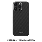 iPhone 16 Pro Max 対応 ケース MagSafe 対応 カーボン 調 アラミド繊維 薄型 軽量 スマホケース マグセーフ 耐衝撃 スマホカバー Kev M 1500D ME_IPGCSKLKM_5D