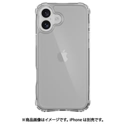 iPhone 16 Plus 対応 ケース クリア 耐衝撃 MIL規格 スマホケース 透明 スマホカバー Atoms トランスパレント ME_IPBCSPTAT_TR