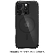 iPhone 16 Pro 対応 ケース MagSafe 対応 クリア 耐衝撃 スマホケース 透明 マグセーフ スマホカバー Atoms M アッシュ ME_IPRCSPTTM_AS