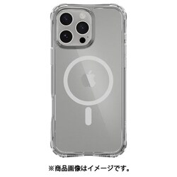 iPhone 16 Pro Max 対応 ケース MagSafe 対応 クリア 耐衝撃 スマホケース 透明 マグセーフ スマホカバー Atoms M トランスパレント ME_IPGCSPTTM_TR