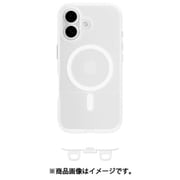 iPhone 16 対応 ケース MagSafe 対応 ショルダー 用 ストラップホール 付き 薄型 軽量 スマホケース マグセーフ 耐衝撃 スリム スマホカバー Vibrant M トランスパレント ME_IPNCSTPVM_TR