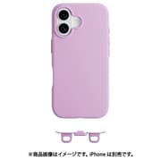 iPhone 16 対応 ケース MagSafe 対応 ショルダー 用 ストラップホール 付き 薄型 軽量 スマホケース マグセーフ 耐衝撃 スリム スマホカバー Vibrant M ラベンダー ME_IPNCSTPVM_LV