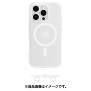 iPhone 16 Pro 対応 ケース MagSafe 対応 ショルダー 用 ストラップホール 付き 薄型 軽量 スマホケース マグセーフ 耐衝撃 スリム スマホカバー Vibrant M トランスパレント ME_IPRCSTPVM_TR