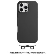 iPhone 16 Pro Max 対応 ケース MagSafe 対応 ショルダー 用 ストラップホール 付き 薄型 軽量 スマホケース マグセーフ 耐衝撃 スリム スマホカバー Vibrant M ブラック ME_IPGCSTPVM_BK