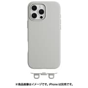 iPhone 16 Pro Max 対応 ケース MagSafe 対応 ショルダー 用 ストラップホール 付き 薄型 軽量 スマホケース マグセーフ 耐衝撃 スリム スマホカバー Vibrant M チタニウム ME_IPGCSTPVM_TI