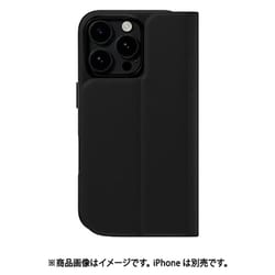 iPhone 16 Pro 対応 ケース MagSafe 対応 手帳型 2way 取り外し 可能 分離式 耐衝撃 レザー スマホケース カバー カード 収納 手帳型ケース Card Folio M ブラック ME_IPRCSPLCF_BK