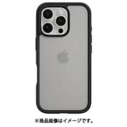 iPhone 16 Pro 対応 ケース クリア 耐衝撃 米軍 MIL規格 スマホケース 透明 軽量 スマホカバー Aero マットブラック ME_IPRCSPTAE_MB