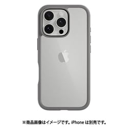 iPhone 16 Pro 対応 ケース クリア 耐衝撃 米軍 MIL規格 スマホケース 透明 軽量 スマホカバー Aero チタニウム ME_IPRCSPTAE_TI