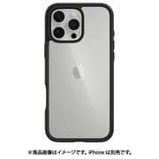 iPhone 16 Pro Max 対応 ケース クリア 耐衝撃 米軍 MIL規格 スマホケース 透明 軽量 スマホカバー Aero クリアブラック ME_IPGCSPTAE_CB