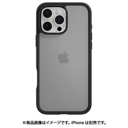 iPhone 16 Pro Max 対応 ケース クリア 耐衝撃 米軍 MIL規格 スマホケース 透明 軽量 スマホカバー Aero マットブラック ME_IPGCSPTAE_MB