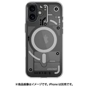iPhone 16 Plus 対応 ケース MagSafe 対応 クリア オシャレ イラスト 機械 内部構造 柄 耐衝撃 スマホケース おしゃれ マグセーフ スマホカバー Xray M トランスパレント ME_IPBCSPTXM_TR