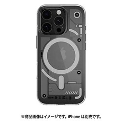 iPhone 16 Pro 対応 ケース MagSafe 対応 クリア オシャレ イラスト 機械 内部構造 柄 耐衝撃 スマホケース おしゃれ マグセーフ スマホカバー Xray M トランスパレント ME_IPRCSPTXM_TR