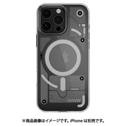 iPhone 16 Pro Max 対応 ケース MagSafe 対応 クリア オシャレ イラスト 機械 内部構造 柄 耐衝撃 スマホケース おしゃれ マグセーフ スマホカバー Xray M トランスパレント ME_IPGCSPTXM_TR